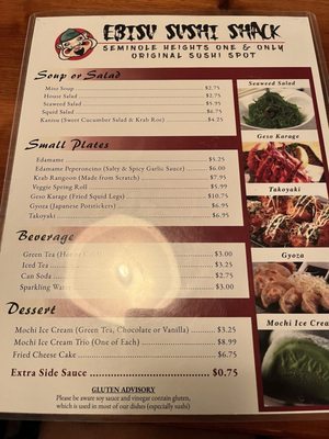 Menu photo 7 Ebisu Sushi Shack Tampa, FL Menu photo 7 Ebisu Sushi Shack Tampa, FL