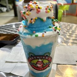 Jeremiah's Italian Ice - Blue Razz with cream 8/8/24