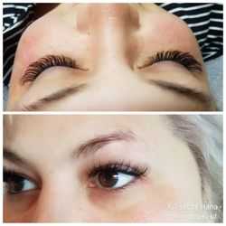 Flutter Lash Bar - FS by Hana. Full and fluffy lash extensions for our local celebrity Miss Shannon Shaw. Check out her amazing band "Shannon and the Clams"