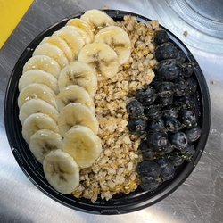 Smoothie Factory - Pink Dragon Bowl With Honey on Top