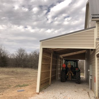 Yoders Construction - A lean to for his tractor - General Contractors Near Me Yoders Construction - A lean to for his tractor - General Contractors Near Me