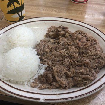 Jackie's Diner - Kalua Pig and rice - Hawaiian Near Me - Aiea, Hawaii