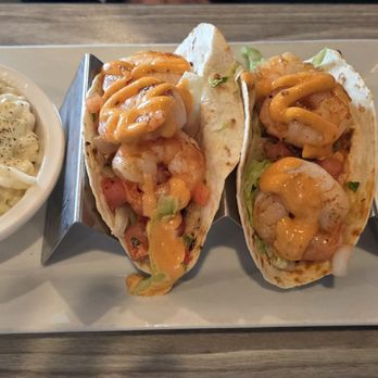 Dock House Restaurant - Shrimp Tacos - Seafood Near Me - Chester, Maryland