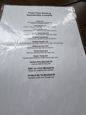 Menu photo 1 These Guys Brewing Company Norwich, CT Menu photo 1 These Guys Brewing Company Norwich, CT