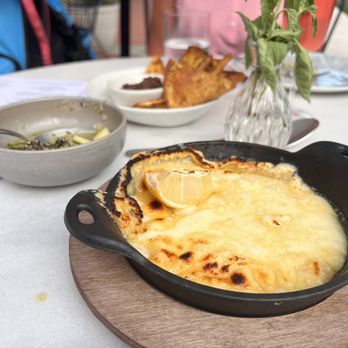Nikos - Flaming saganaki - Greek Near Me - Durham, North Carolina