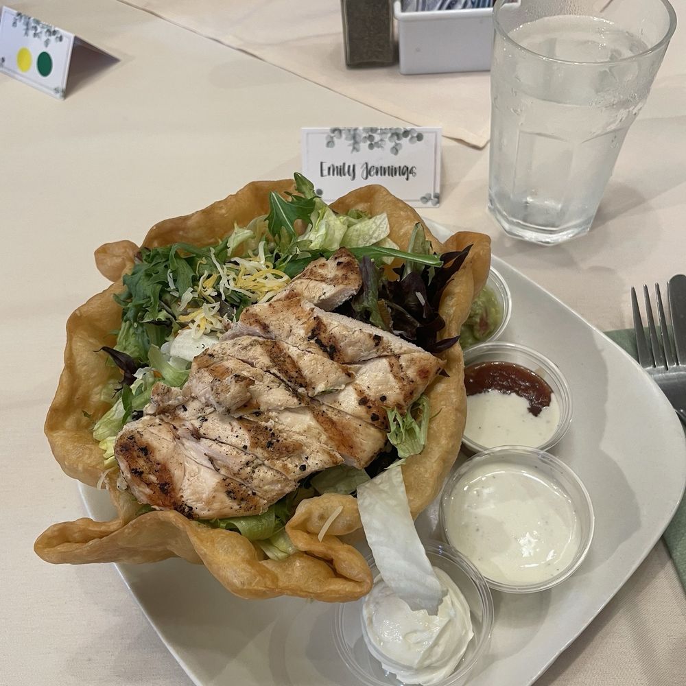 Old City Hall Restaurant - House Taco Salad with Chicken - American Near Me - Gilroy, California Old City Hall Restaurant - House Taco Salad with Chicken - American Near Me - Gilroy, California