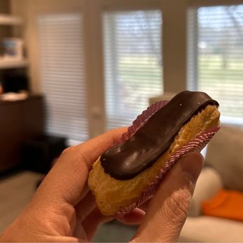 French Riviera Bakery Cafe - Small Éclair - Bakeries Near Me - Houston, Texas