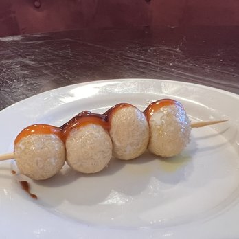AK Kitchen - S16. Deep Fried Quail Egg Skewer - with 1 egg already in my tummy - Vietnamese Near Me - San Jose, California