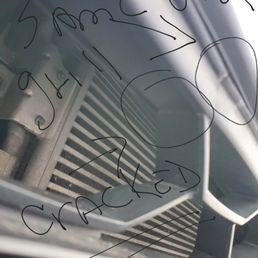 same damaged grill paid for not replaced RCC states that they replaced the grill when in fact they did not