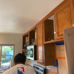 Miguel's Painting Service - Old cabinets.