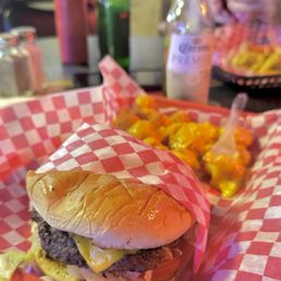 Sleazy Cheesy Moose Burger