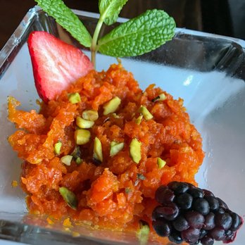 Saffron - Gajar Ka Halwa aka sweet, mushy carrots (but surprisingly delicious) - Indian Near Me - San Carlos, California Saffron - Gajar Ka Halwa aka sweet, mushy carrots (but surprisingly delicious) - Indian Near Me - San Carlos, California