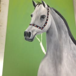 Renee's Art Studio - One of my favorite horses I painted!  It wasn't finished in this picture but it was close:-)