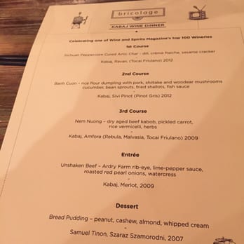 Bricolage - Went here for the wine paring event with Kabaj wines last night! Can't wait to come back for the regular menu! - Vietnamese Near Me - Brooklyn, New York
