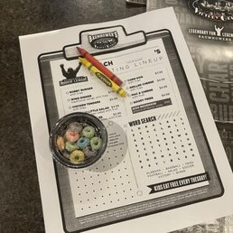 Kids menu set up Kids menu set up