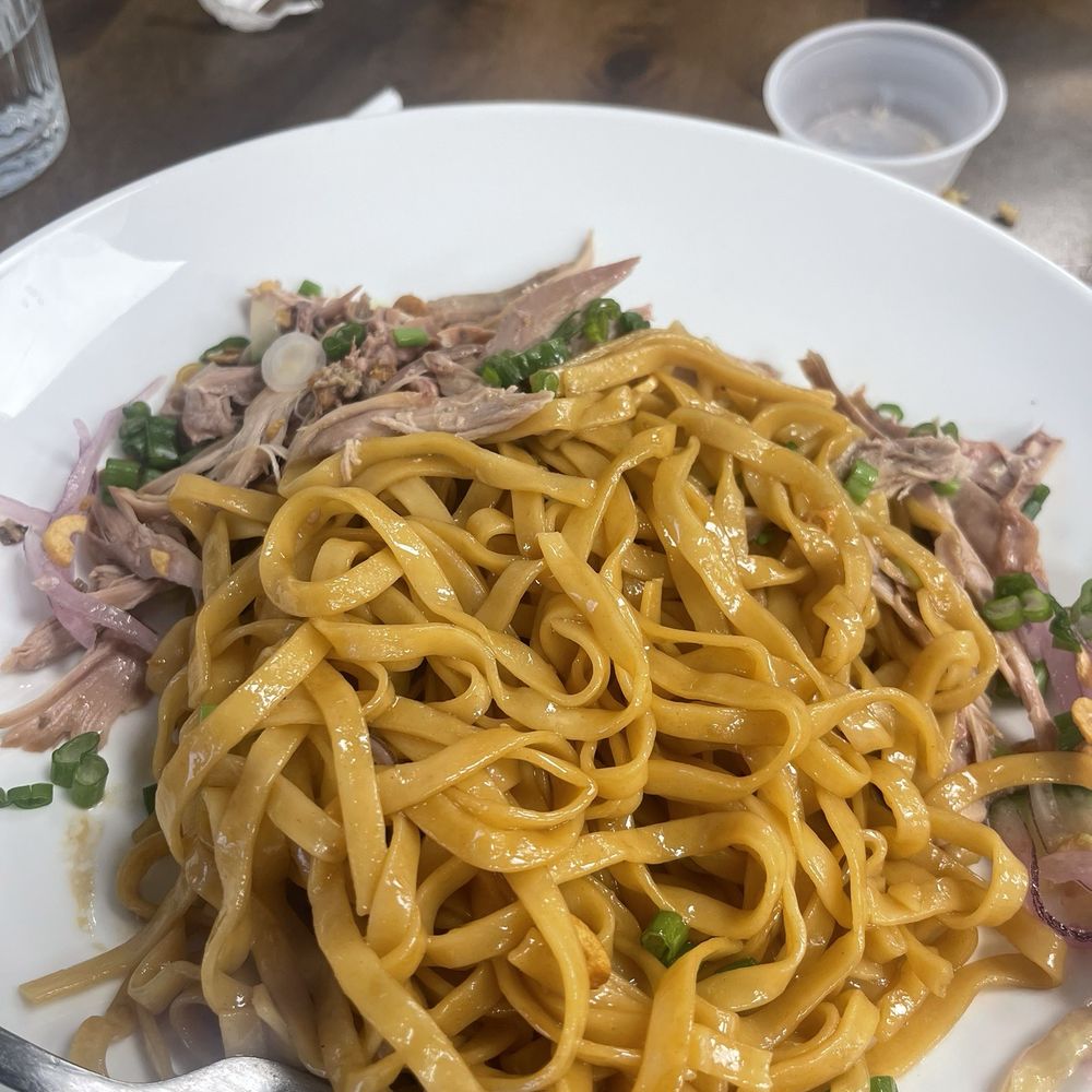 Amayar Kitchen - Duck and garlic noodles - Burmese Near Me - Maywood, New Jersey