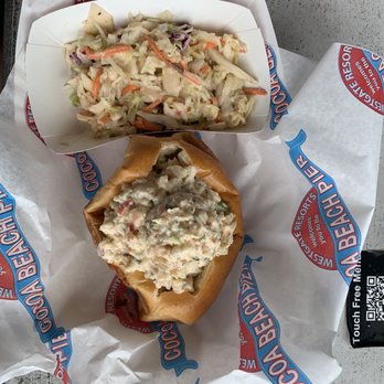 Pier 62 Oceanfront Restaurant & Bar - Shrimp po'boy - Seafood Near Me - Cocoa Beach, Florida