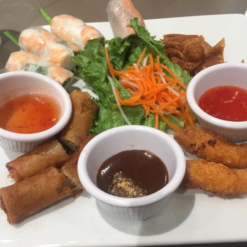 Pho Saigon 75 - Sampler platter - Vietnamese Near Me - Fairfax, Virginia