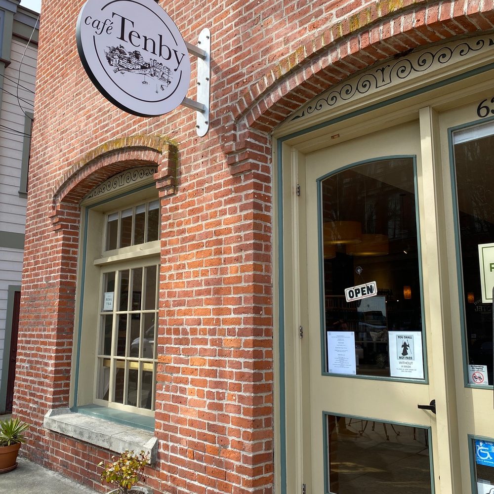 Cafe Tenby - Outside - Coffee & Tea Near Me - Port Townsend, Washington