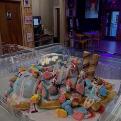 Sugar Bytes - Rainbow Cotton Candy Waffles