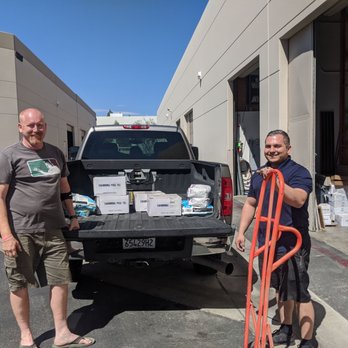Ontario Pool Tile - Josh helping us load our supplies - Building Supplies Near Me - Murrieta, California