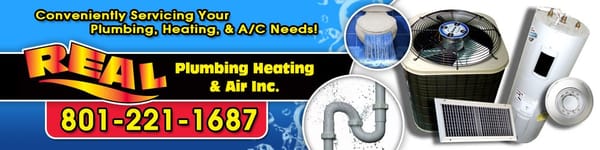 Real Plumbing Heating And Air Logo