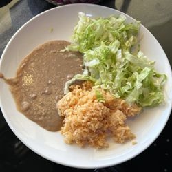 The sides are hat come with the fajitas plate.