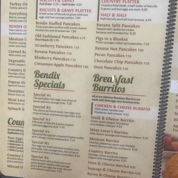 The Bendix Cafe - Menu - Breakfast & Brunch Near Me - South Bend, Indiana