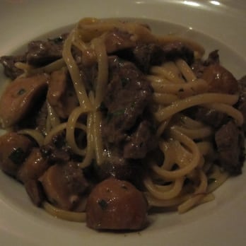 Acqua Al 2 - Filet Tips with Mushrooms and Truffle Oil in Linguini - Italian Near Me - Washington, DC, District of Columbia