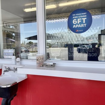 Dave's Giant Hamburger - Appreciate the sink + soap and dog treats for our furry friends. - Burgers Near Me - Fairfield, California Dave's Giant Hamburger - Appreciate the sink + soap and dog treats for our furry friends. - Burgers Near Me - Fairfield, California