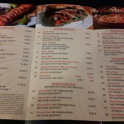 Mangal 24 - The menu (only one side)