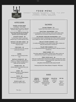 Menu photo 1 The Grocery Homewood, AL