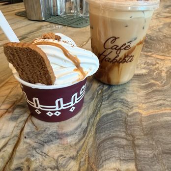 Cafe Habibti - Sticky date latte, cookie butter soft serve - Coffee & Tea Near Me - New York, New York