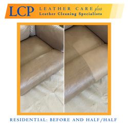 Leather Care Plus - Leather Sofa Deep Cleaning
Before and Half/Half
LCP: Gold Standard of leather cleaning