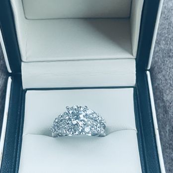 The Diamond Ring Co. - Two carat solitaire mounted on a diamond band. Stunning! - Jewelry Near Me - San Jose, California The Diamond Ring Co. - Two carat solitaire mounted on a diamond band. Stunning! - Jewelry Near Me - San Jose, California
