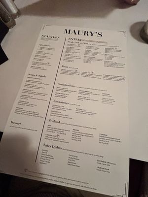 Menu photo 3 Maury's Tiny Cove Cincinnati, OH