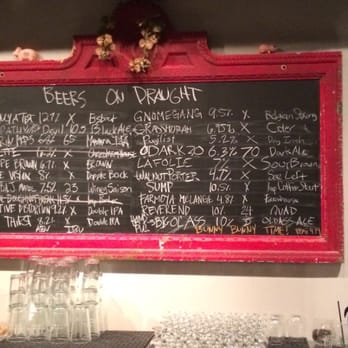 Hops & Pie - The beer list here is awesome. This is the draft board - Pizza Near Me - Denver, Colorado