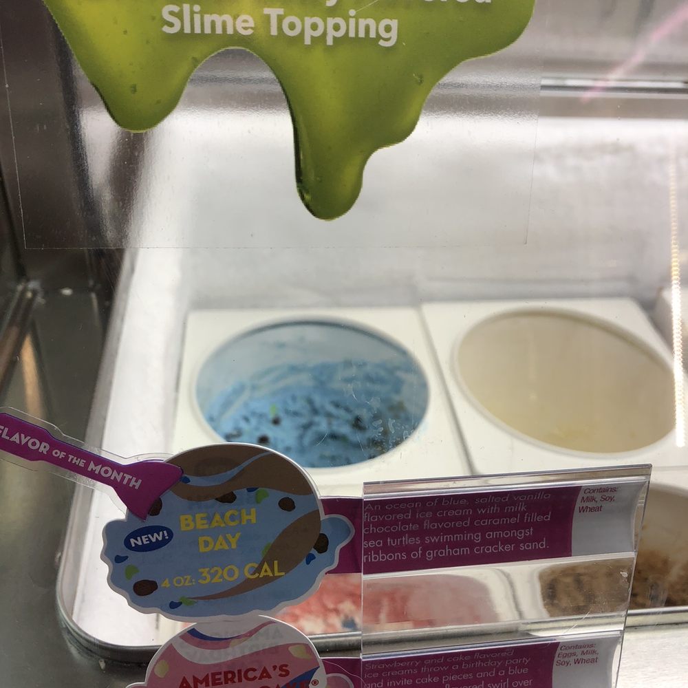 Baskin-Robbins - The 2 flavors we got. Beach day and America's birthday cake. Yum! - Ice Cream & Frozen Yogurt Near Me - Glendale, Arizona
