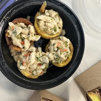 Doña Maria - Dominican Cuisine - Calisticas with chicken - Dominican Near Me - Irving, Texas