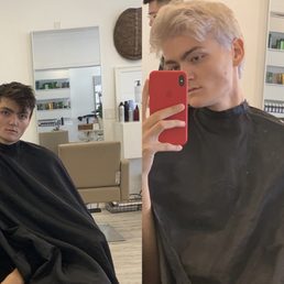 Virgin hair to Platinum Grey White