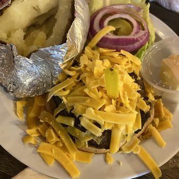Ground Pati Rivertown - ground pat'i burger with baked potato - Burgers Near Me - Kenner, Louisiana Ground Pati Rivertown - ground pat'i burger with baked potato - Burgers Near Me - Kenner, Louisiana