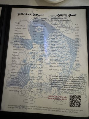 Menu photo 1 Banzai Marina Ventura, CA