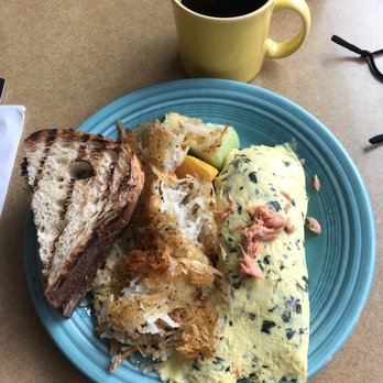 Geraldine's Counter - Herbed omelet with smoked salmon - American Near Me - Seattle, Washington