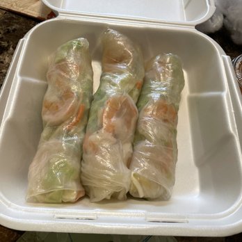 Thai Gem - The delicious shrimp spring rolls order - Thai Near Me - Clovis, California