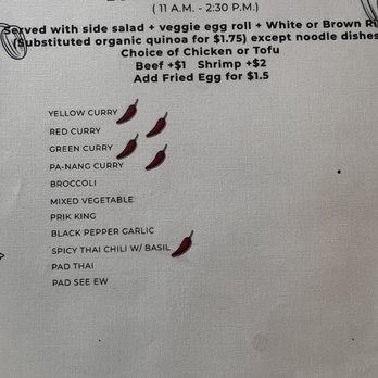 Satu Thai Bistro - Lunch menus - Thai Near Me - Azusa, California Satu Thai Bistro - Lunch menus - Thai Near Me - Azusa, California