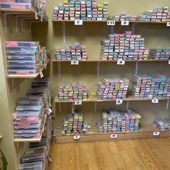 Jasmine Nails - VIP customer tool boxes alphabetized - Nail Salons Near Me - Clarksville, Indiana