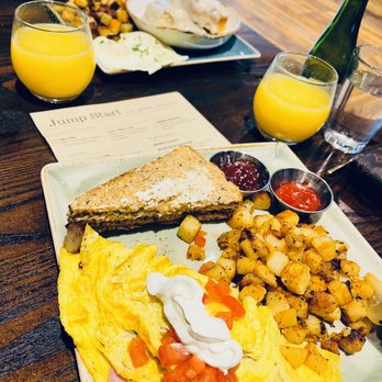 First Watch - FIRST WATCH - Ham & Cheese Omlet, Hashbrowns, Toast, & Orange Juice - Breakfast & Brunch Near Me - Fort Worth, Texas