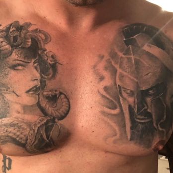 Got Ink - Medusa & Greek Spartan - Piercing Near Me - North Hollywood, California Got Ink - Medusa & Greek Spartan - Piercing Near Me - North Hollywood, California