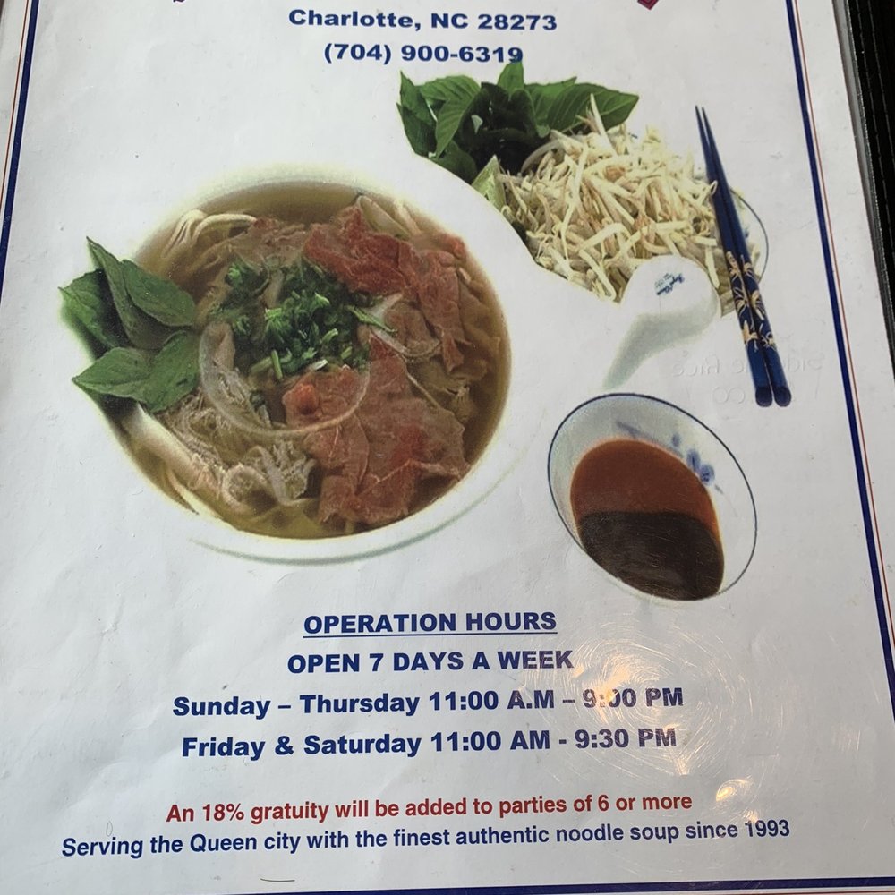 Pho Ngon - Front of menu -- this is how you know that you only order the pho! - Vietnamese Near Me - Charlotte, North Carolina Pho Ngon - Front of menu -- this is how you know that you only order the pho! - Vietnamese Near Me - Charlotte, North Carolina