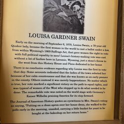 Wyoming Women’s History House - First woman to vote in a general election